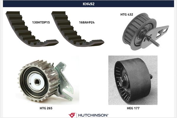 HUTCHINSON KH 492 - Комплект ГРМ