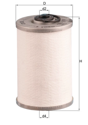 KNECHT KX 43 - Топливный фильтр