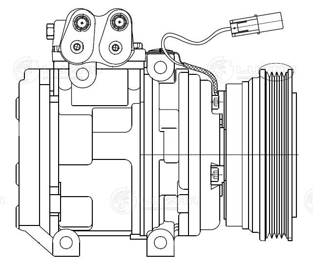 LUZAR LCAC 0880 - Компрессор кондиционера