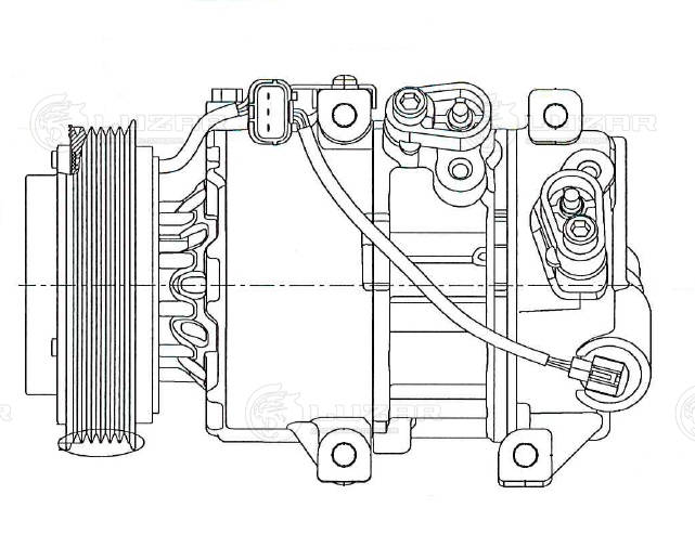 LUZAR LCAC 08S5 - Компрессор кондиционера