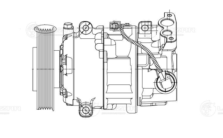 LUZAR LCAC 0914 - Компрессор кондиционера