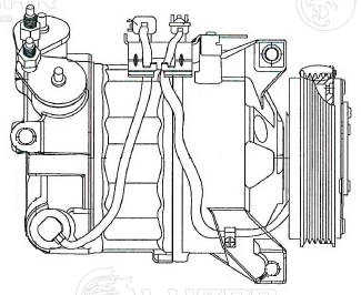 LUZAR LCAC 1054 - Компрессор кондиционера