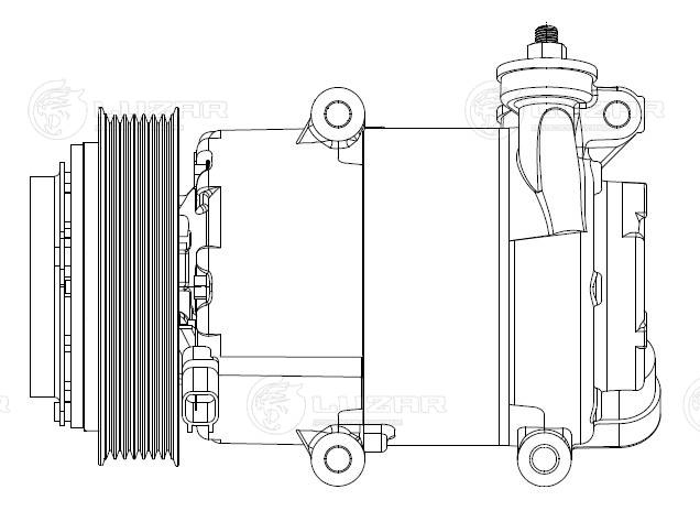 LUZAR LCAC 1089 - Компрессор кондиционера