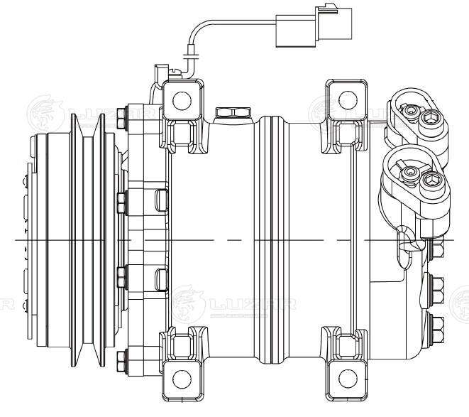 LUZAR LCAC 1148 - Компрессор кондиционера