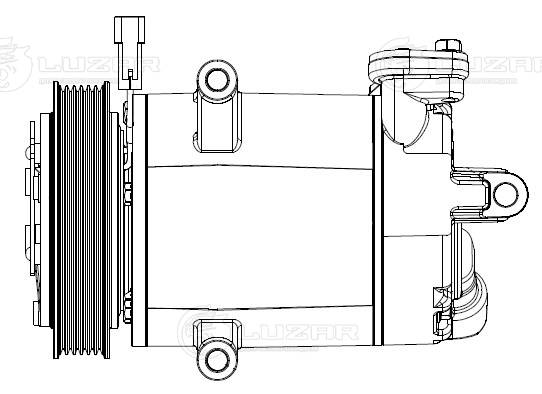 LUZAR LCAC 1690 - Компрессор кондиционера