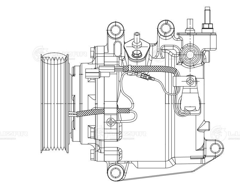 LUZAR LCAC 23SA - Компрессор кондиционера