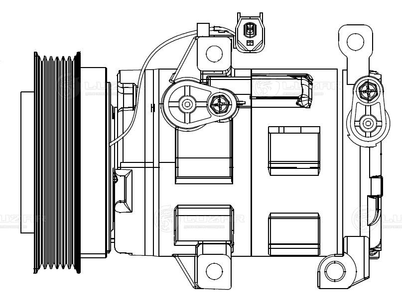 LUZAR LCAC 2550 - Компрессор кондиционера