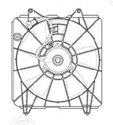 LUZAR LFAC 2304 - Вентилятор кондиционера