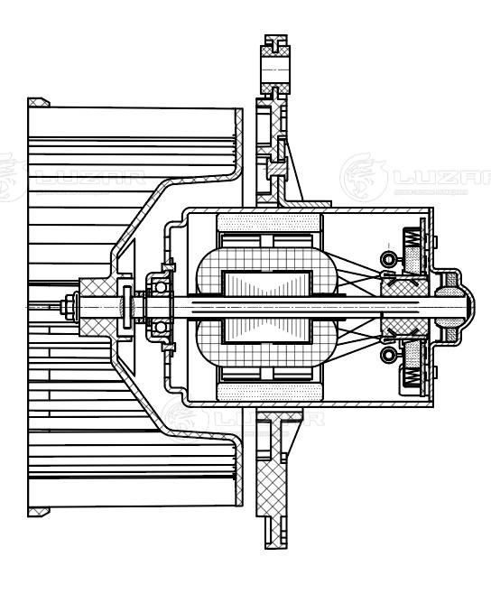 LUZAR LFh 0112 - Моторчик печки