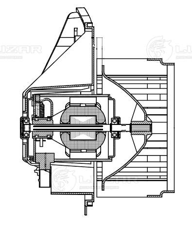 LUZAR LFh 0330 - Моторчик печки