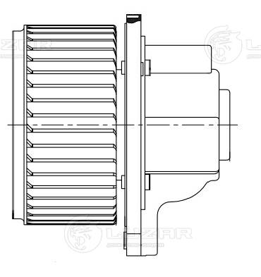 LUZAR LFh 0543 - Моторчик печки