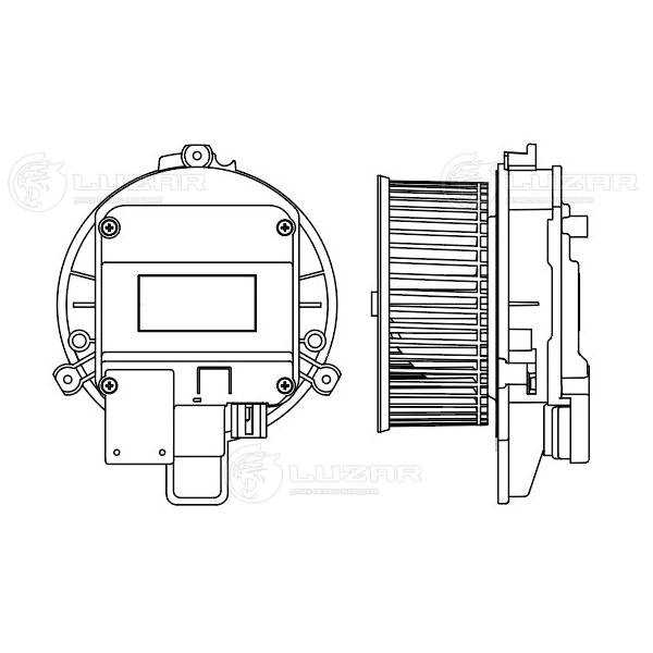 LUZAR LFh 1819 - Моторчик печки
