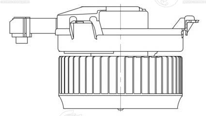 LUZAR LFh 23CL - Моторчик печки