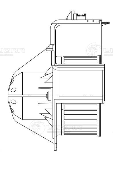 LUZAR LFh 26E7 - Моторчик печки