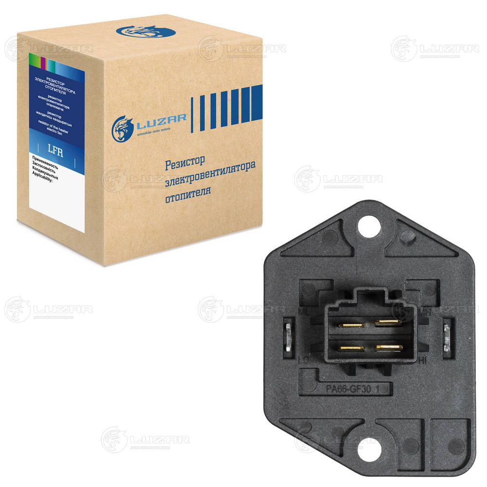 LUZAR LFR 0804 - Резистор вентилятора печки (ежик)
