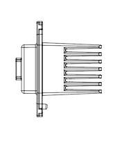 LUZAR LFR 1147 - Резистор вентилятора печки (ежик)