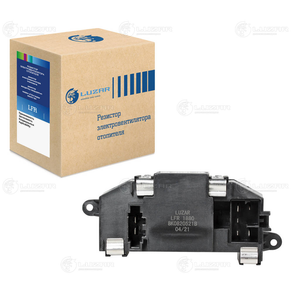 LUZAR LFR 1880 - Резистор вентилятора печки (ежик)