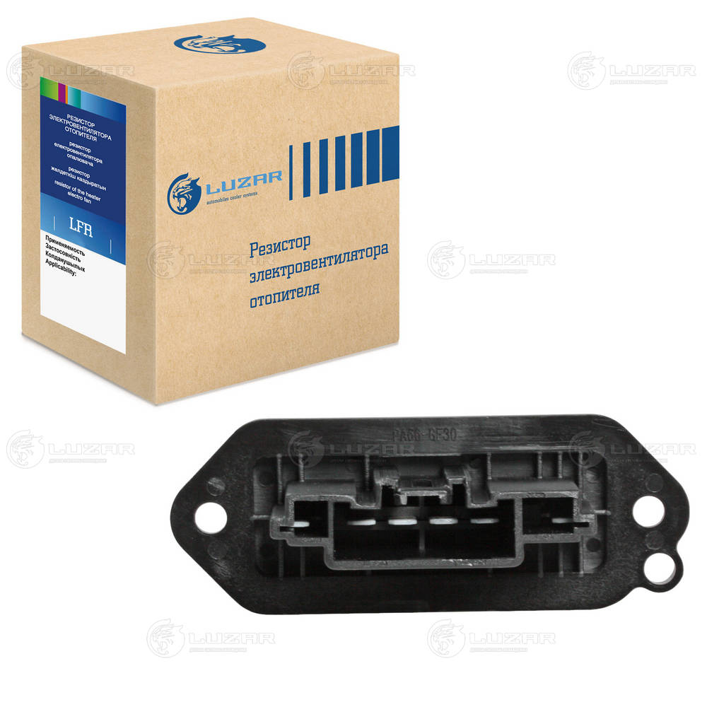 LUZAR LFR 2549 - Резистор вентилятора печки (ежик)