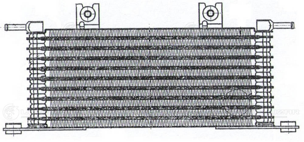 LUZAR LOc 14CM - Радиатор АКПП