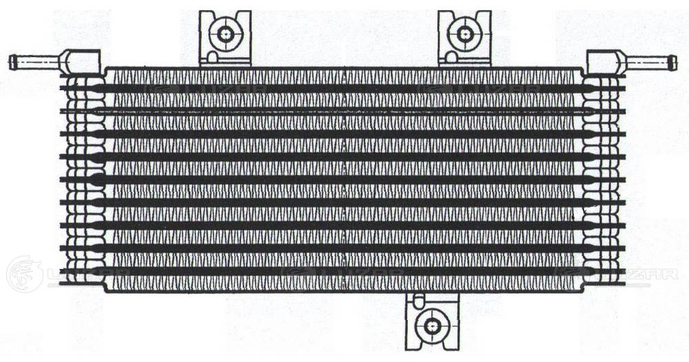 LUZAR LOc 14JG - Радиатор АКПП