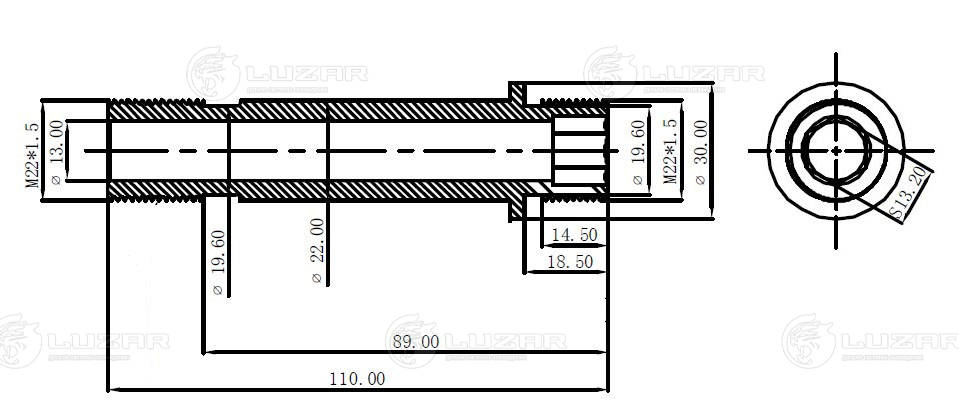 LUZAR LOc 1601 - Масляный радиатор