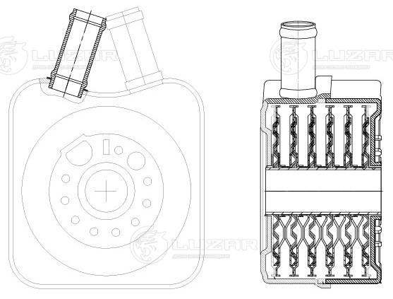 LUZAR LOc 1802 - Масляный радиатор