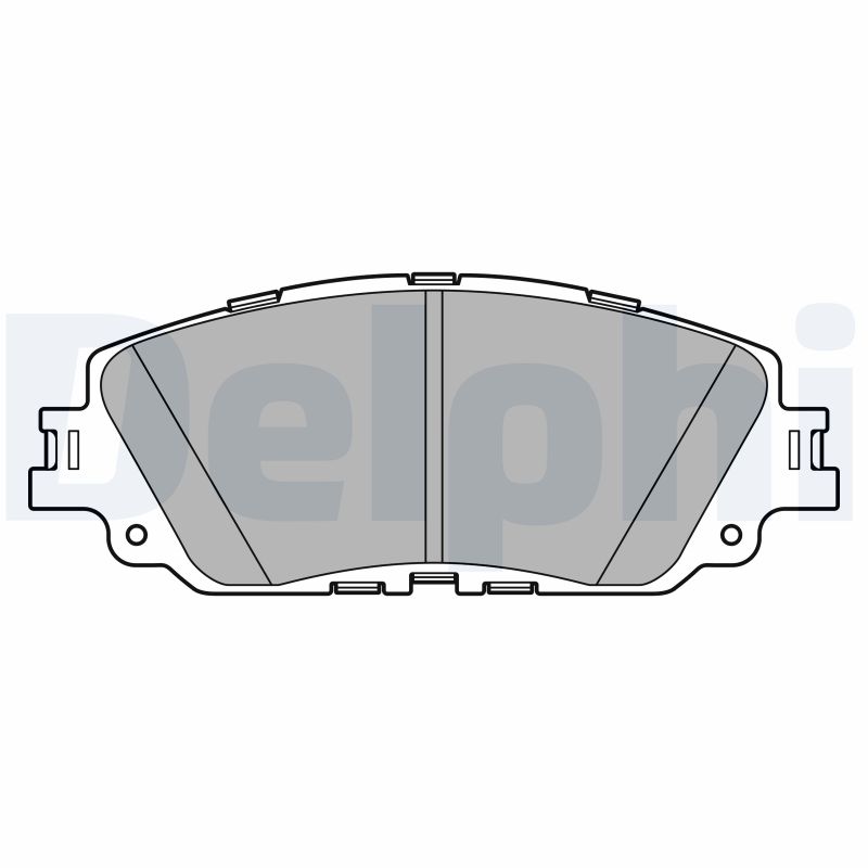 DELPHI LP3596 - Тормозные колодки 