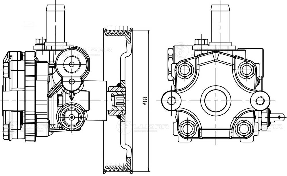 LUZAR LPS 1104 - Насос ГУР