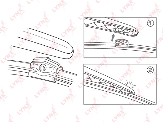 LYNXAUTO LR33N - Щетки стеклоочистителя