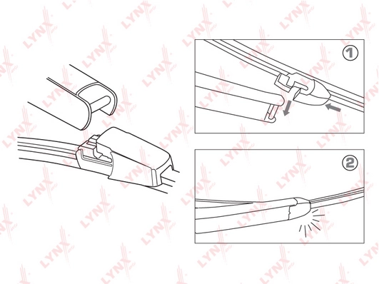 LYNXAUTO LR40P - Щетки стеклоочистителя