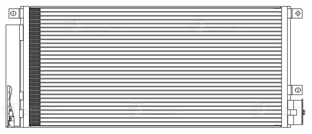 LUZAR LRAC 2151 - Радиатор кондиционера