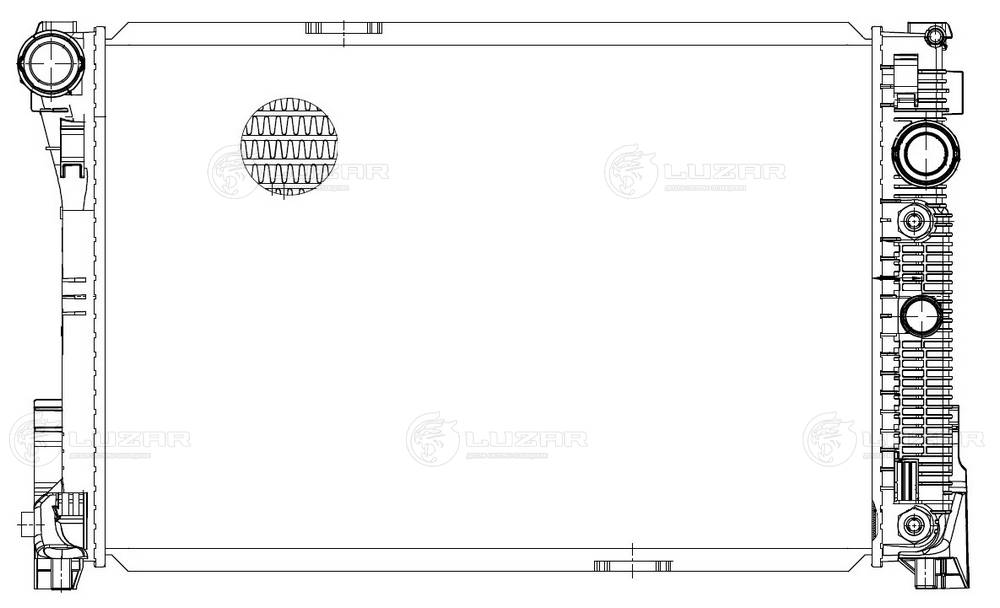 LUZAR LRc 15113 - Радиатор охлаждения