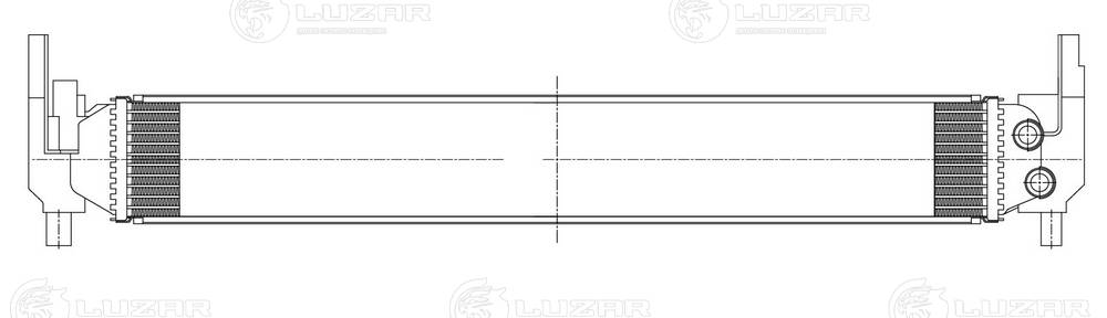 LUZAR LRc 1808 - Радиатор охлаждения