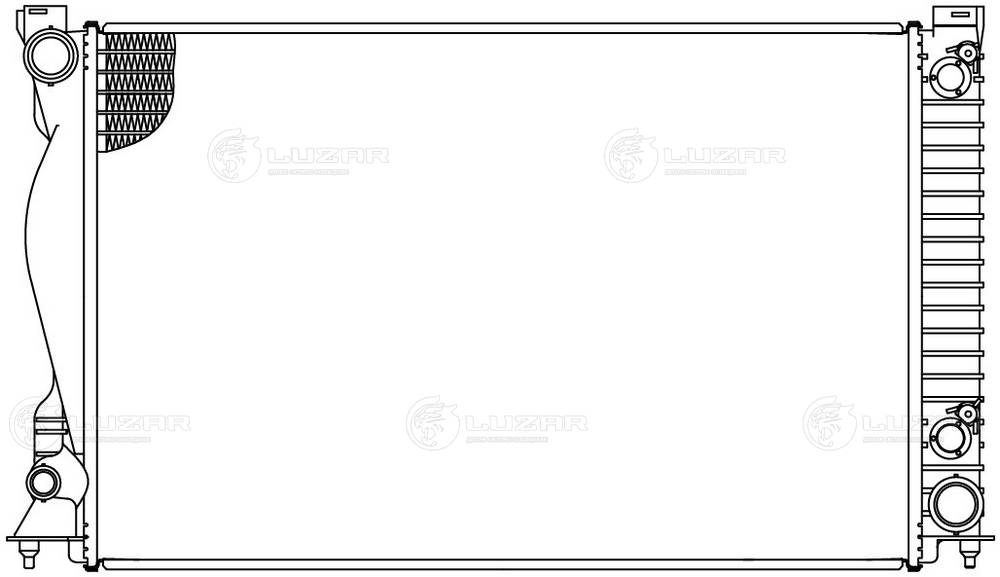 LUZAR LRc 1811 - Радиатор охлаждения