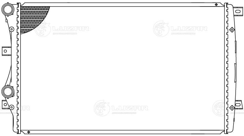 LUZAR LRc 1813 - Радиатор охлаждения