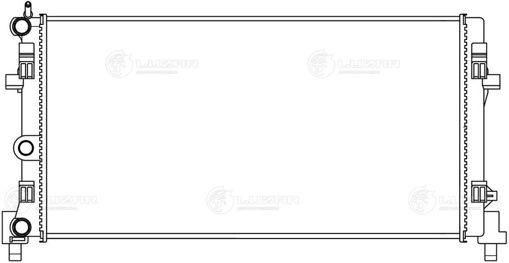 LUZAR LRc 1835 - Радиатор охлаждения
