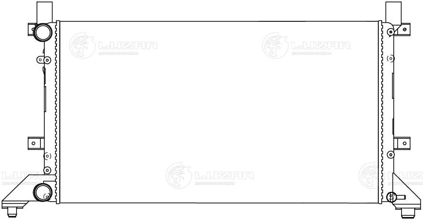 LUZAR LRc 1840 - Радиатор охлаждения