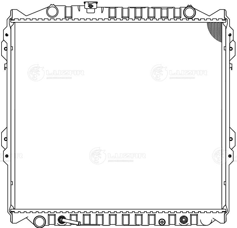 LUZAR LRc 1948 - Радиатор охлаждения