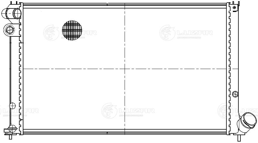 LUZAR LRc 2016 - Радиатор охлаждения