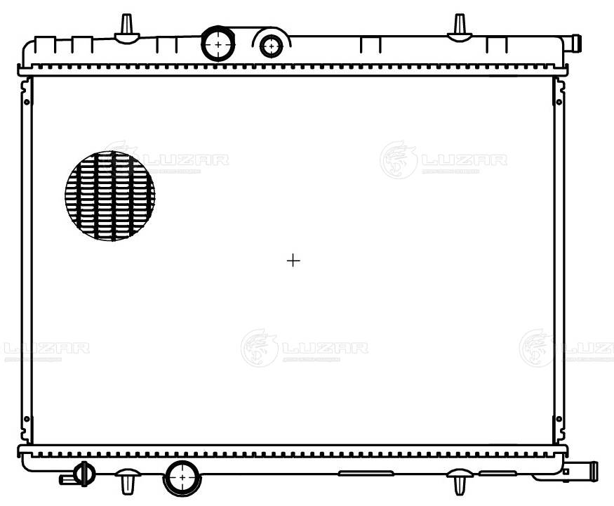 LUZAR LRc 20F4 - Радиатор охлаждения