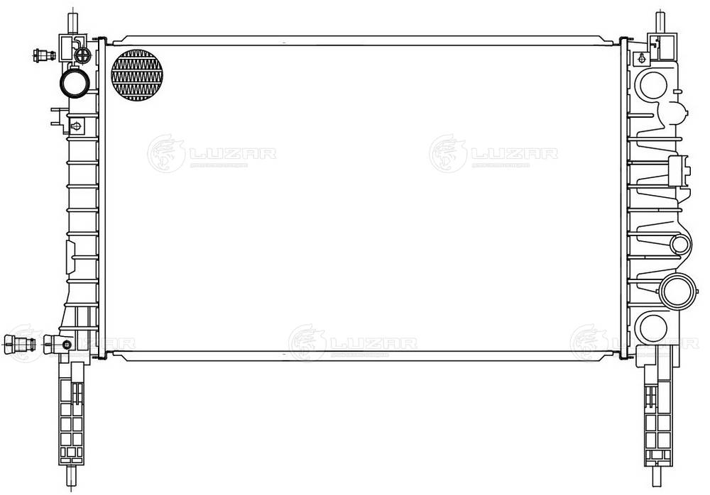 LUZAR LRc 2151 - Радиатор охлаждения