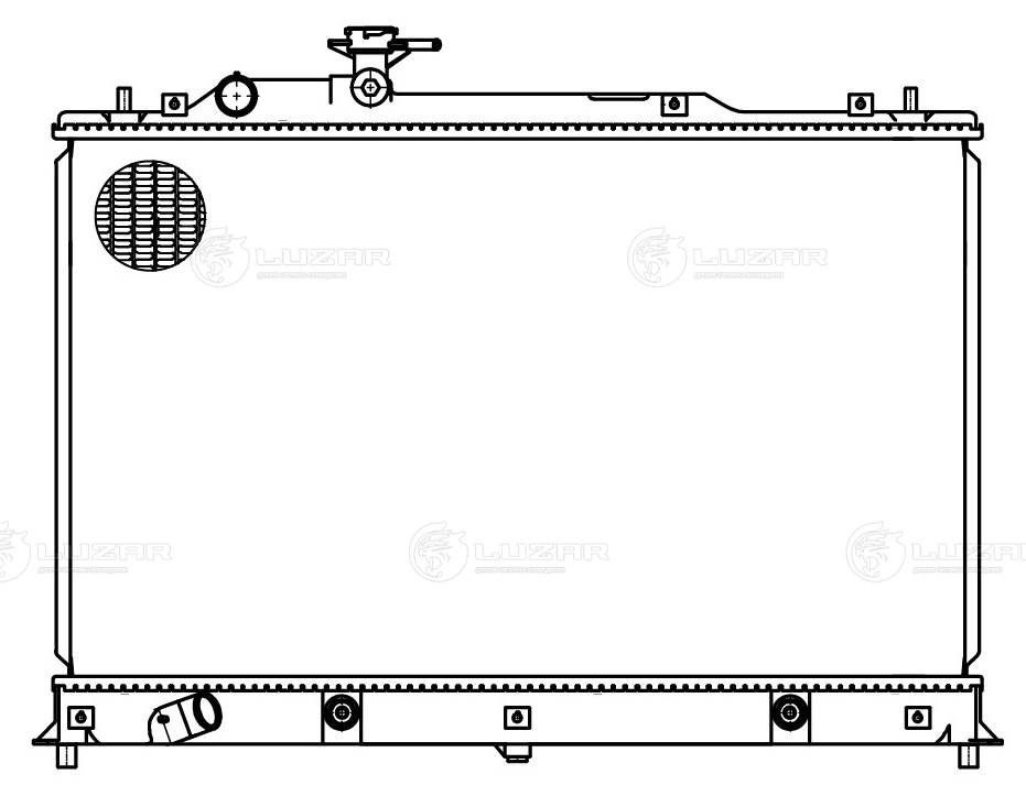 LUZAR LRc 251LL - Радиатор охлаждения