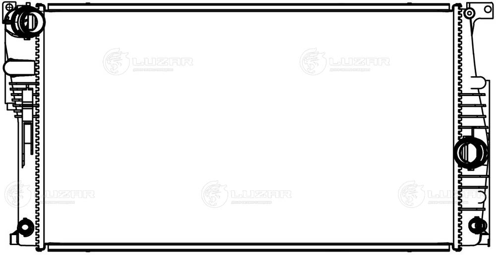 LUZAR LRc 26111 - Радиатор охлаждения