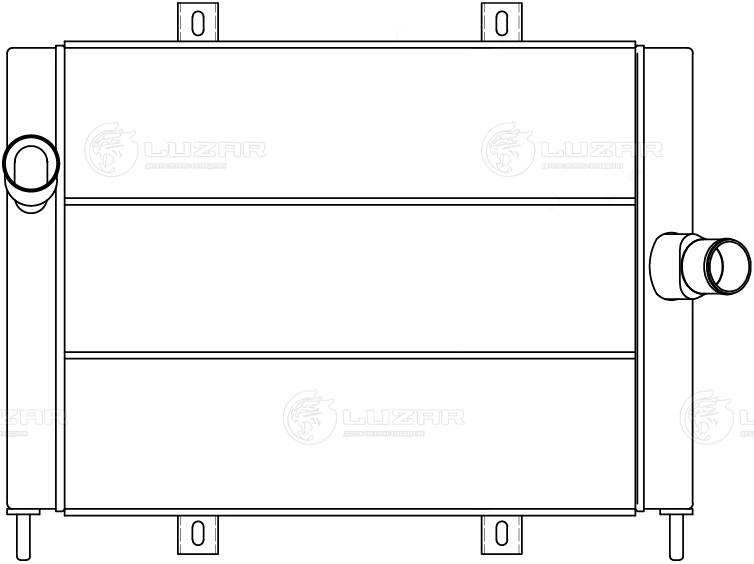 LUZAR LRIC 0328 - Интеркулер