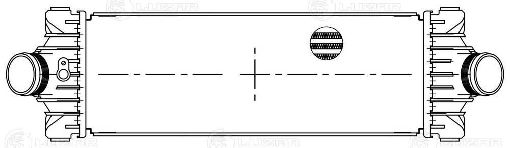 LUZAR LRIC 1087 - Интеркулер