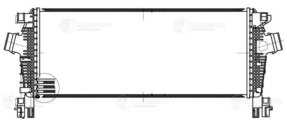 LUZAR LRIC 21131 - Интеркулер