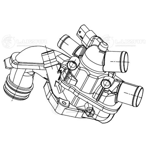 LUZAR LT 2090 - Термостат