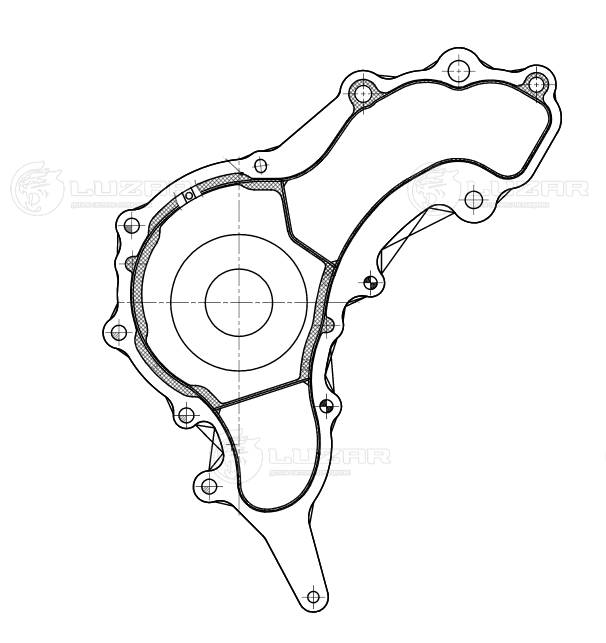 LUZAR LWP 0332 - Водяной насос - помпа