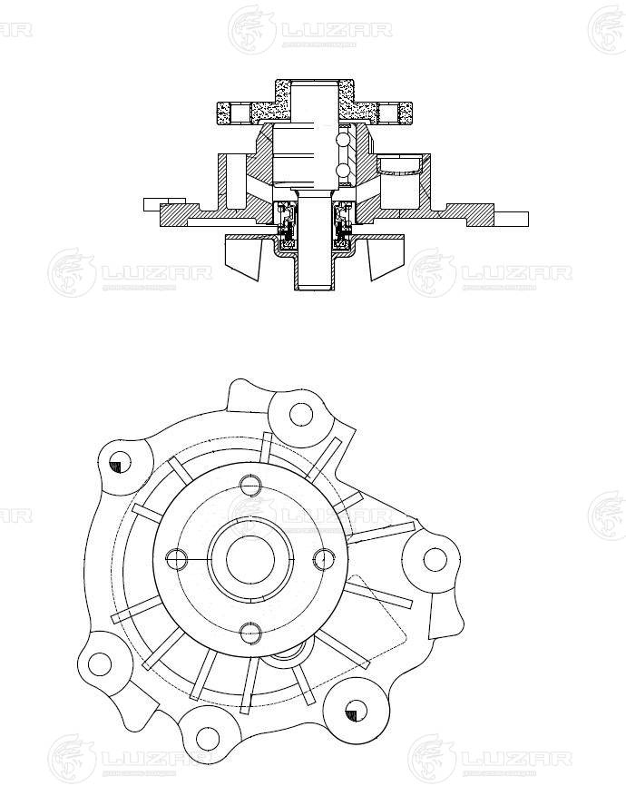 LUZAR LWP 1060 - Водяной насос - помпа
