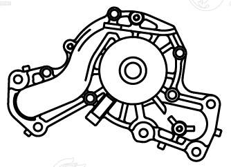 LUZAR LWP 1101 - Водяной насос - помпа
